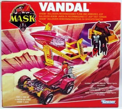 M.A.S.K. - Kenner - Vandal avec Floyd Malloy & Hologramme (Europe)