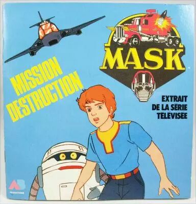 M.A.S.K. - Mission Destruction - Illustrated Booklet - AB Prod. 1986