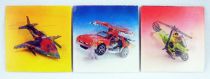 M.A.S.K. - Set de 3 images lenticulaires promotionelles : Switchblade, Thunderhawk, Condor - Kenner