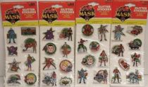 M.A.S.K. - Set of 4 Glitter Stickers packs - Kenner