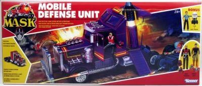 M.A.S.K. - The Loyal Subjects - Rhino Mobile Defense Unit (Limited Edition) with Bruce Sato, Matt Trakker, T-Bob & Scott Trakker