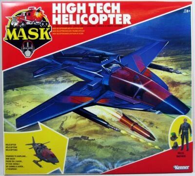 M.A.S.K. - The Loyal Subjects - Switchblade High Tech Helicopter & Miles Mayhem
