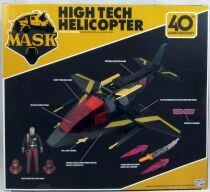M.A.S.K. - The Loyal Subjects - Switchblade High Tech Helicopter (40th Anniversary) avec Miles Mayhem