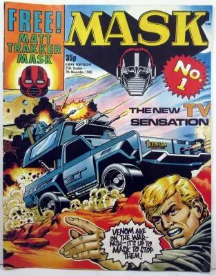 M.A.S.K. - UK Comics magazine N�01 - IPC Fleetway Publications 1986-1988