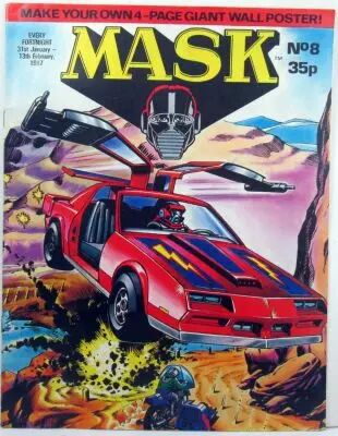 M.A.S.K. - UK Comics magazine N�08 - IPC Fleetway Publications 1986-1988