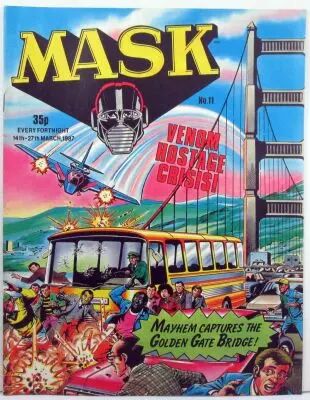 M.A.S.K. - UK Comics magazine N�11 - IPC Fleetway Publications 1986-1988