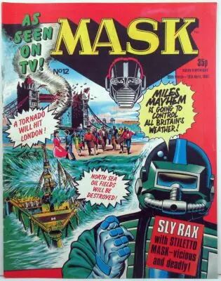 M.A.S.K. - UK Comics magazine N�12 - IPC Fleetway Publications 1986-1988