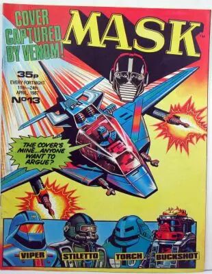 M.A.S.K. - UK Comics magazine N�13 - IPC Fleetway Publications 1986-1988