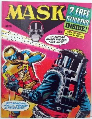 M.A.S.K. - UK Comics magazine N�16 - IPC Fleetway Publications 1986-1988