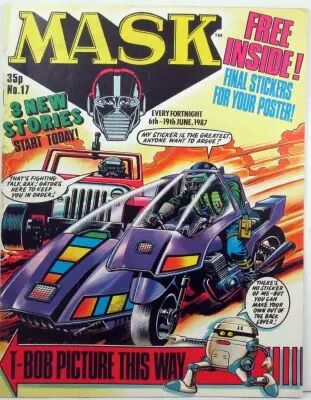 M.A.S.K. - UK Comics magazine N�17 - IPC Fleetway Publications 1986-1988