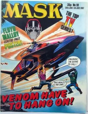 M.A.S.K. - UK Comics magazine N�18 - IPC Fleetway Publications 1986-1988