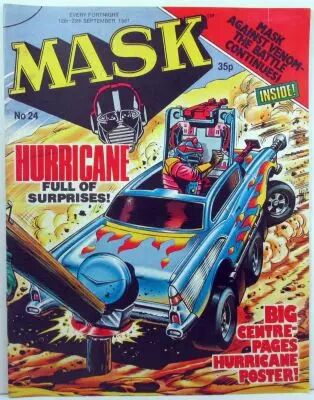 M.A.S.K. - UK Comics magazine N�24 - IPC Fleetway Publications 1986-1988
