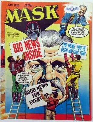 M.A.S.K. - UK Comics magazine N�25 - IPC Fleetway Publications 1986-1988
