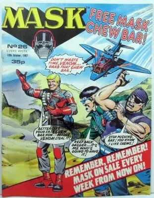 M.A.S.K. - UK Comics magazine N�26 - IPC Fleetway Publications 1986-1988