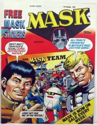 M.A.S.K. - UK Comics magazine N�27 - IPC Fleetway Publications 1986-1988