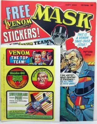 M.A.S.K. - UK Comics magazine N�28 - IPC Fleetway Publications 1986-1988
