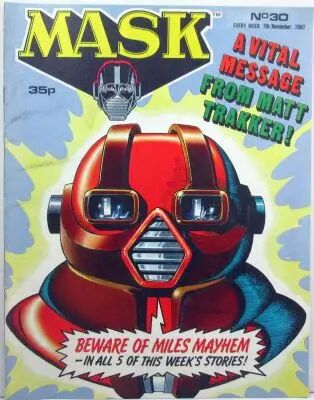M.A.S.K. - UK Comics magazine N�30 - IPC Fleetway Publications 1986-1988