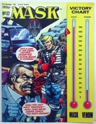 M.A.S.K. - UK Comics magazine N�32 - IPC Fleetway Publications 1986-1988