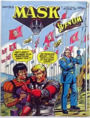 M.A.S.K. - UK Comics magazine N�33 - IPC Fleetway Publications 1986-1988
