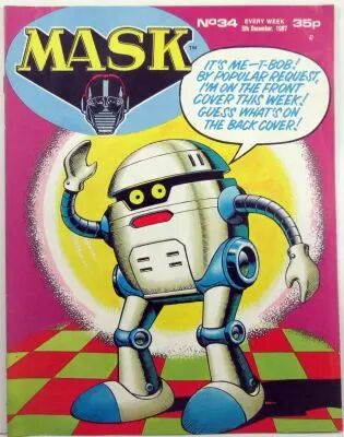 M.A.S.K. - UK Comics magazine N�34 - IPC Fleetway Publications 1986-1988