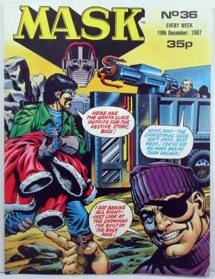 M.A.S.K. - UK Comics magazine N�36 - IPC Fleetway Publications 1986-1988