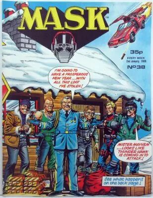 M.A.S.K. - UK Comics magazine N�38 - IPC Fleetway Publications 1986-1988