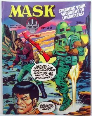 M.A.S.K. - UK Comics magazine N�39 - IPC Fleetway Publications 1986-1988