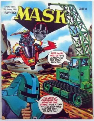 M.A.S.K. - UK Comics magazine N�40 - IPC Fleetway Publications 1986-1988