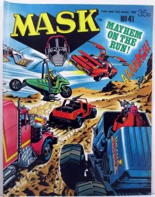 M.A.S.K. - UK Comics magazine N�41 - IPC Fleetway Publications 1986-1988