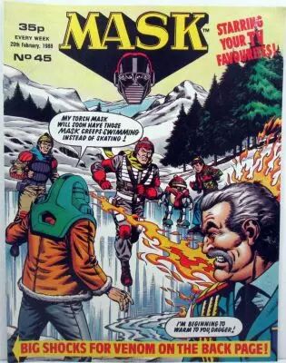 M.A.S.K. - UK Comics magazine N�45 - IPC Fleetway Publications 1986-1988