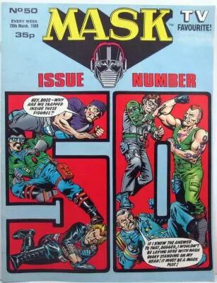 M.A.S.K. - UK Comics magazine N�50 - IPC Fleetway Publications 1986-1988