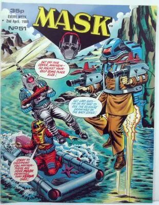 M.A.S.K. - UK Comics magazine N�51 - IPC Fleetway Publications 1986-1988