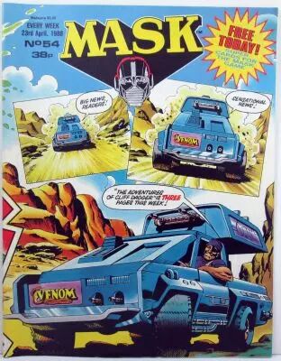 M.A.S.K. - UK Comics magazine N�54 - IPC Fleetway Publications 1986-1988
