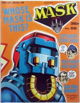 M.A.S.K. - UK Comics magazine N�59 - IPC Fleetway Publications 1986-1988