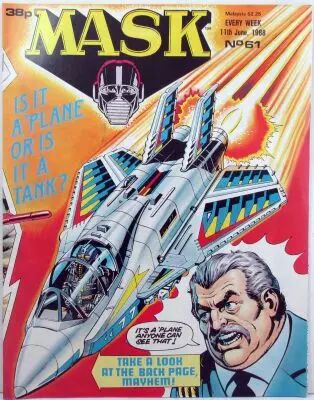 M.A.S.K. - UK Comics magazine N�61 - IPC Fleetway Publications 1986-1988