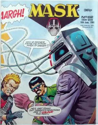 M.A.S.K. - UK Comics Magazine N�62 - IPC Fleetway Publications 1986-1988