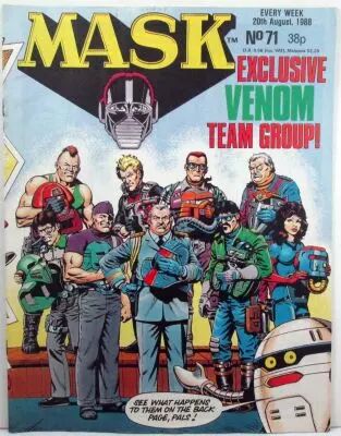 M.A.S.K. - UK Comics magazine N�71 - IPC Fleetway Publications 1986-1988