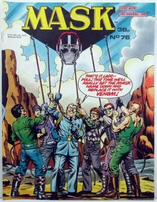 M.A.S.K. - UK Comics Magazine N�76 - IPC Fleetway Publications 1986-1988