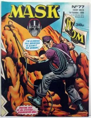 M.A.S.K. - UK Comics Magazine N�77 - IPC Fleetway Publications 1986-1988