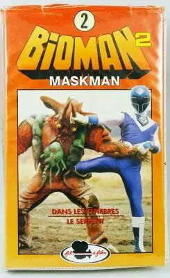 Maskman (Bioman 2) - Cassette VHS IDDH Fil � Film vol.2 \ Dans les T�n�bres - Le Serpent\ \ 