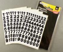 Masterclass - 7 x Stickers Sheet Number 0 to 9 11mm Slot Model Kit 1:&eacute;\'