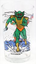 Masters of the Universe - Amora glass - Mer-Man / Man-At-Arms