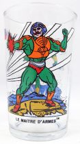 Masters of the Universe - Amora glass - Mer-Man / Man-At-Arms