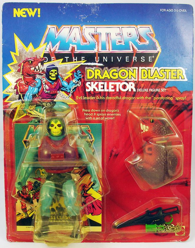 Masters of the universe Motu Dragon Blaster Skeletor Kette Schloss Repro Custom 