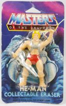 Masters of the Universe - Eraser figure - He-Man (Mint on card)