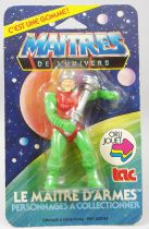 Masters of the Universe - Figurine-gomme Le Maitre d\'Armes (Orli-Jouet) - neuve sous blister