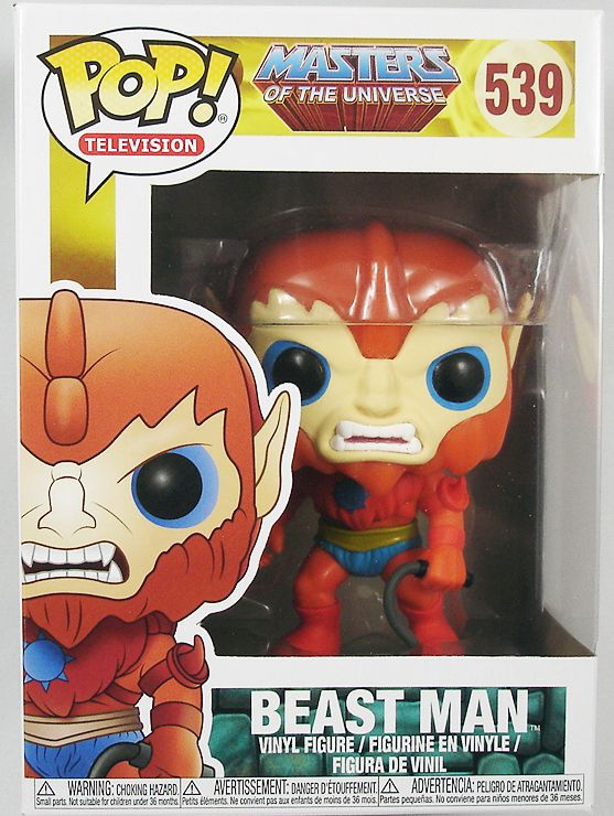 Funko Pop Vinyl Masters Of The Universe Beastman 539 In Excellent Condition 