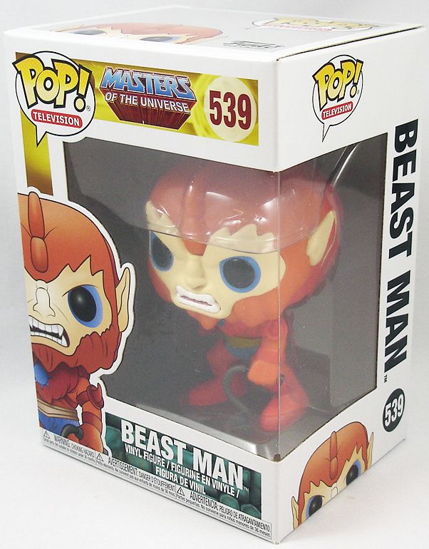 Beast Man Masters Of The Universe MotU POP Television #539 Vinyl Figur Funko 