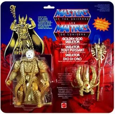Masters of the Universe - Golden God Skeletor (Europe card) - Barbarossa Art