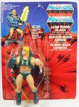 Masters of the Universe - Laser Power He-Man / Musclor Glaive Suprême (carte Europe)